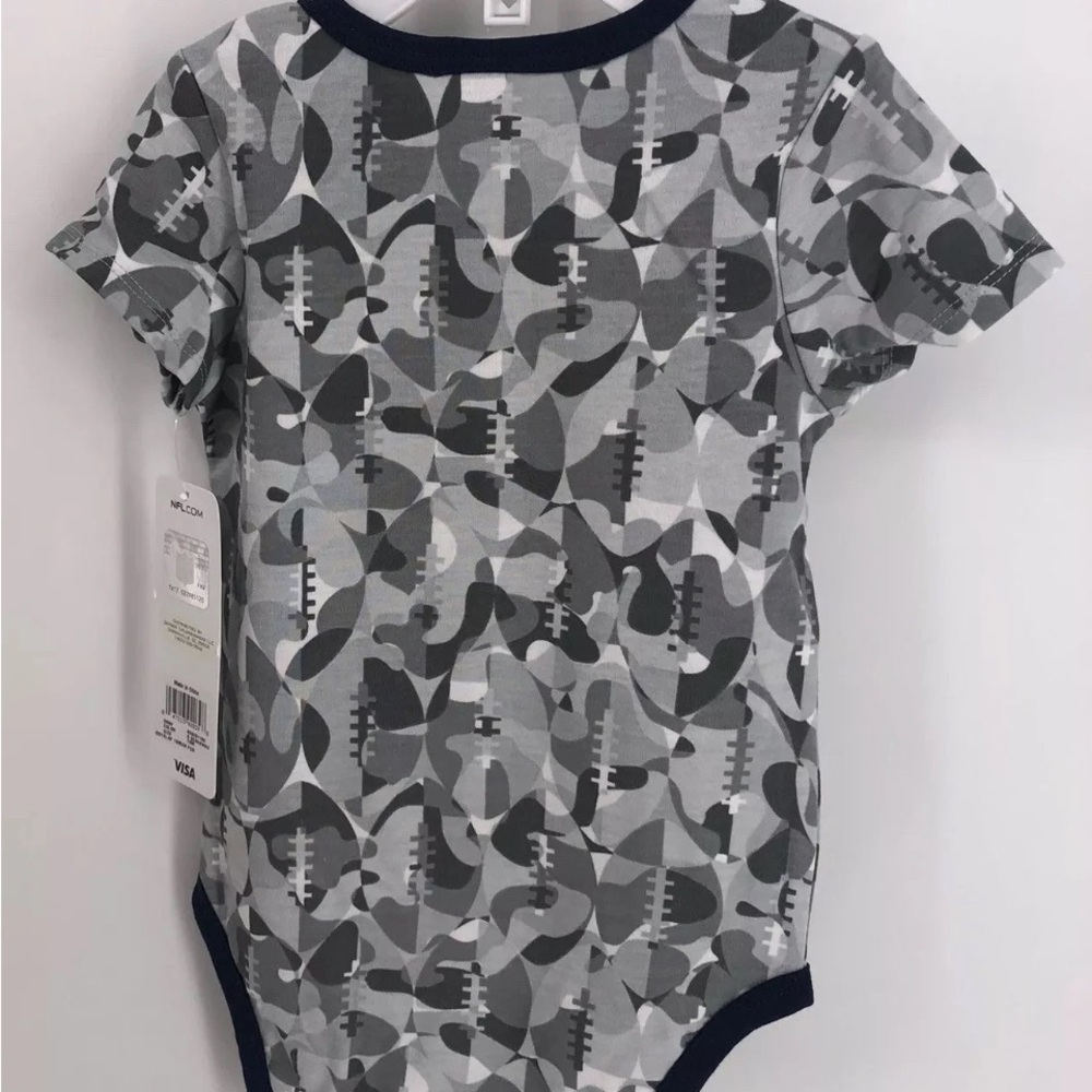 NFL Seahawks Baby Bodysuit - Blue and Gray - Picture 4 of 4